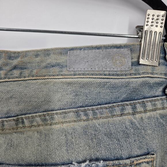 Ag Adriano Goldschmied Jeans 28 Womens Jodi Crop Acid Dirt Wash Denim Cotton - Picture 8 of 9